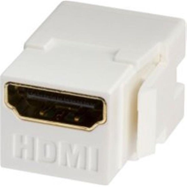 Cmple Cmple 1162-N HDMI Keystone Coupler Jack F-F; White 1162-N